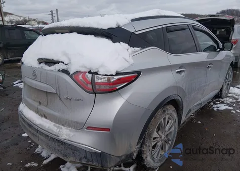 2017 Nissan Murano Platinum/S/Sl/Sv z USA, uszkodzony, nr VIN 5N1AZ2MH0HN105170